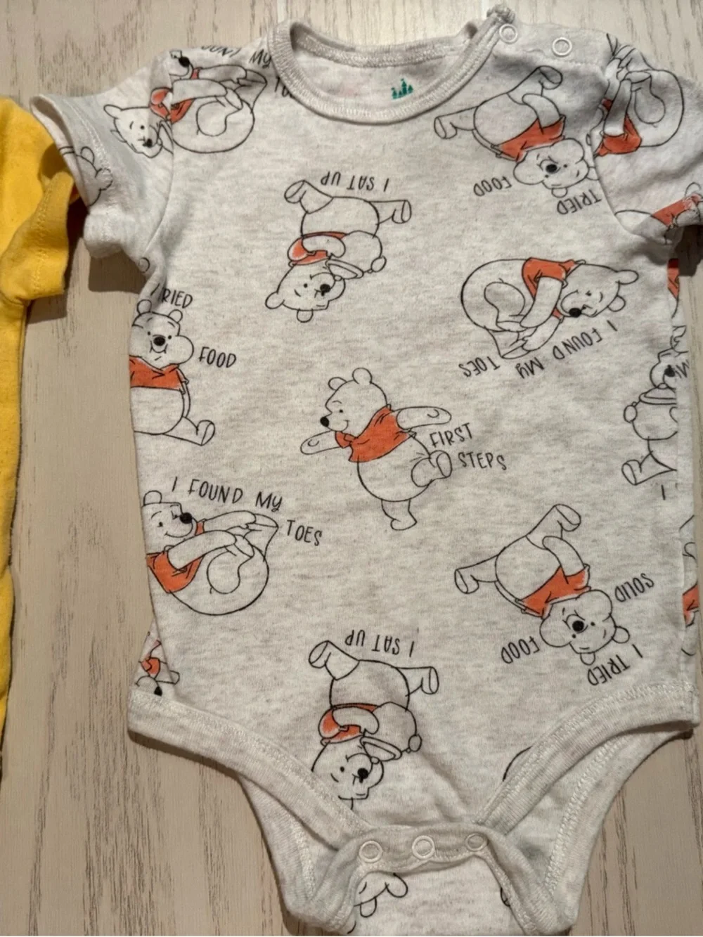 Disney‎ Baby Garanimals Boys 12M 3Pc Bundle Pooh Bodysuits Romper